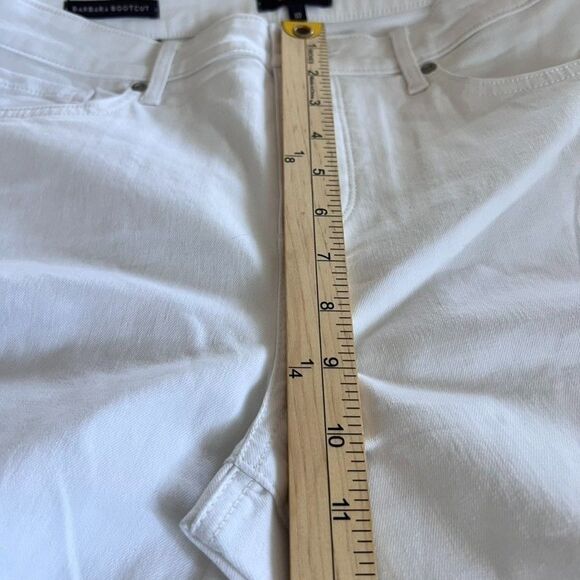 NYDJ Barbara Bootcut Jeans Womens Size 10 White Denim Mid-Rise Lift Tuck Stretch - Picture 10 of 16